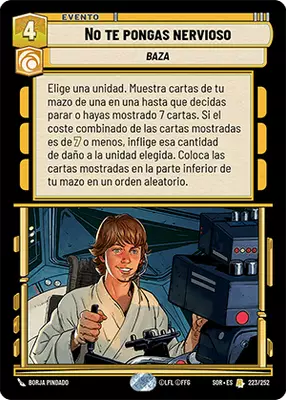 No te pongas nervioso