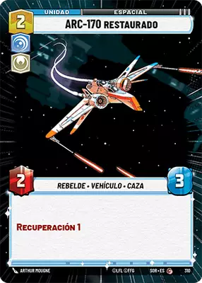 ARC-170 restaurado HyperSpace