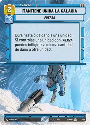 Mantiene unida la galaxia HyperSpace