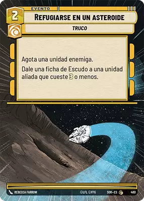 Refugiarse en un asteroide HyperSpace