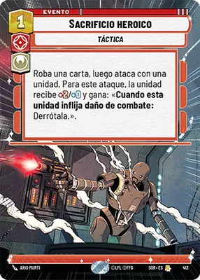 Sacrificio heroico HyperSpace