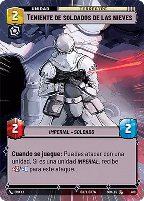 Teniente de soldados de las nieves HyperSpace