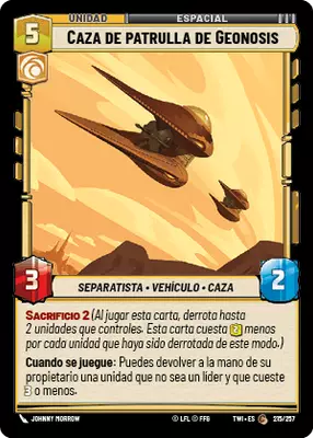 Caza de patrulla de Geonosis