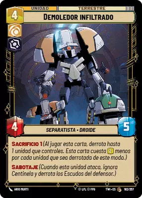 Demoledor infiltrado