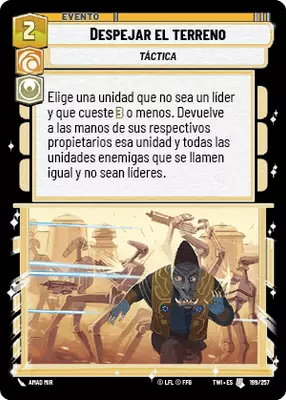 Despejar el terreno