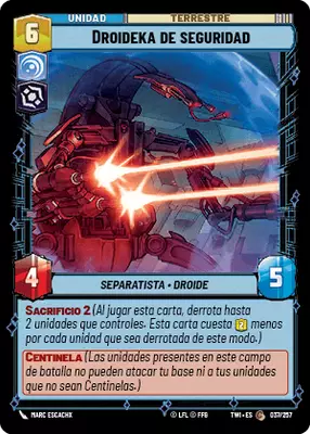 Droideka de seguridad
