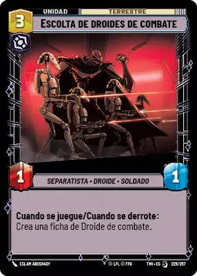 Escolta de droides de combate