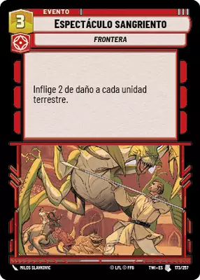 Espectáculo sangriento