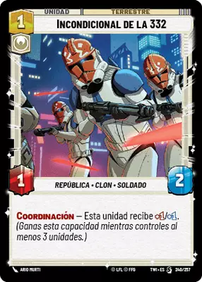 Incondicional de la 332