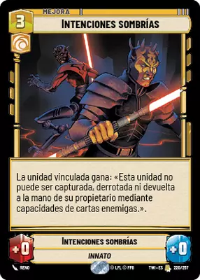 Intenciones sombrías