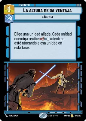 La altura me da ventaja