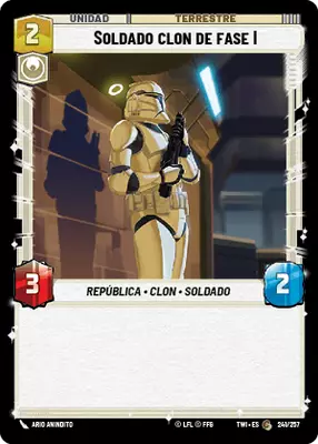 Soldado clon de fase I