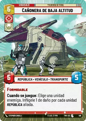 Cañonera de baja altitud HyperSpace