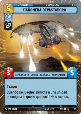 Cañonera devastadora HyperSpace