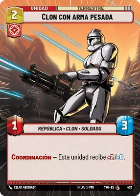 Clon con arma pesada HyperSpace