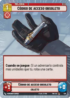 Código de acceso obsoleto HyperSpace