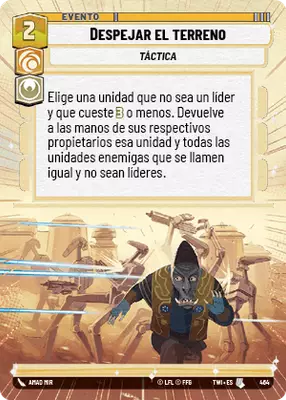 Despejar el terreno HyperSpace