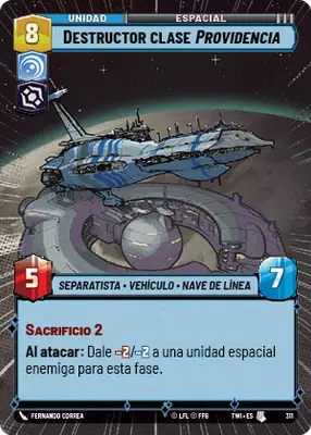 Destructor clase Providencia HyperSpace