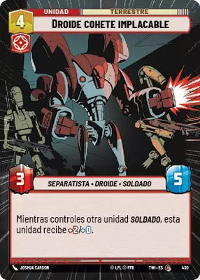 Droide cohete implacable HyperSpace