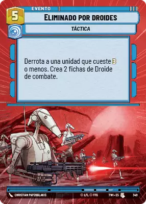 Eliminado por droides HyperSpace