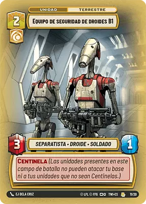 Equipo de seguridad de droides B1 Promo