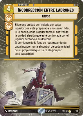 Incorrección entre ladrones HyperSpace