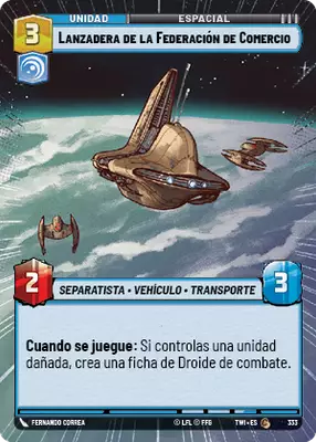 Lanzadera de la Federación de Comercio HyperSpace