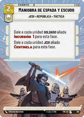 Maniobra de espada y escudo HyperSpace