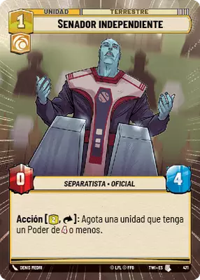 Senador independiente HyperSpace