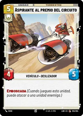 Aspirante al premio del circuito