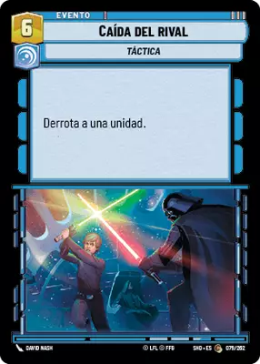 Caída del rival