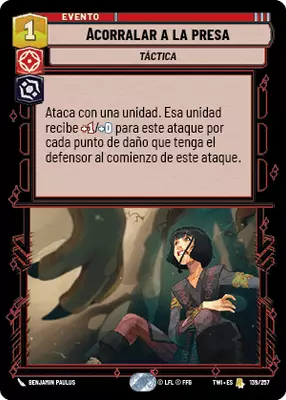 Acorralar a la presa