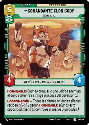 Comandante clon Cody