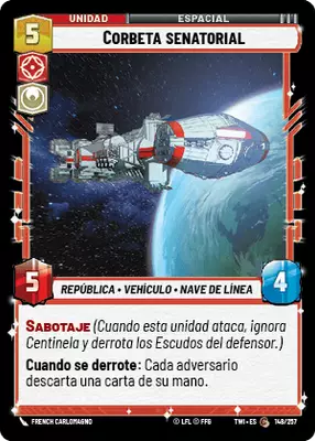 Corbeta senatorial